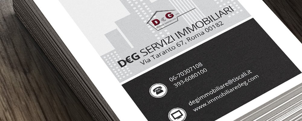 Bigliettini D€G fronte